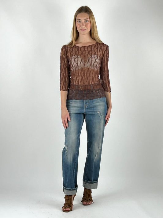 SUSY MIX - MAGLIA BARCA TULLE