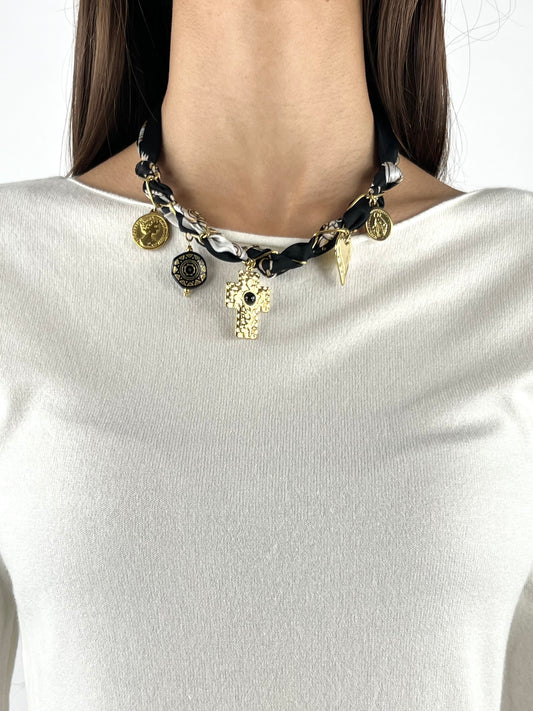 DEVA COUTURE PARIS - COLLANA FOULARD