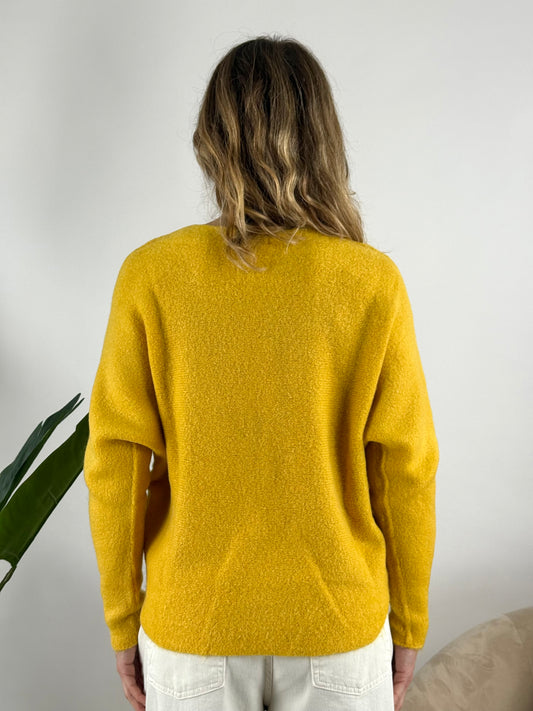 KONTATTO - MAGLIA SOFT YARN GIROCOLLO