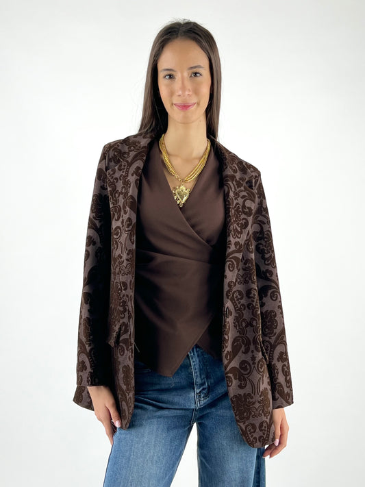 DEVA COUTURE PARIS - GIACCA DAMASCATA