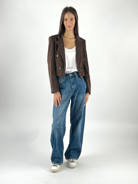 DEVA - GIACCA CORTA VELLUTTO