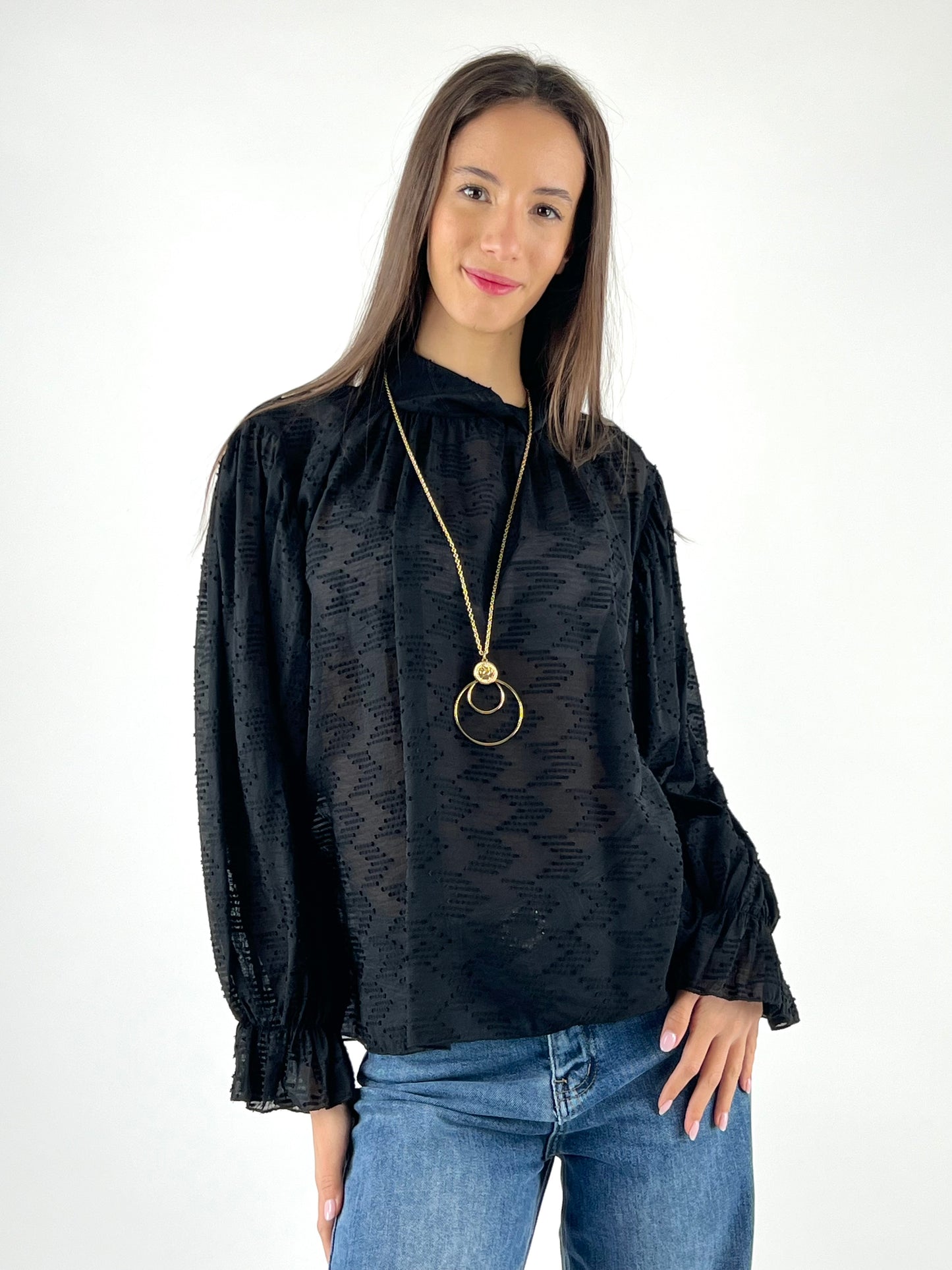 DEVA COUTURE PARIS - CAMICIA COLLO CRATERE
