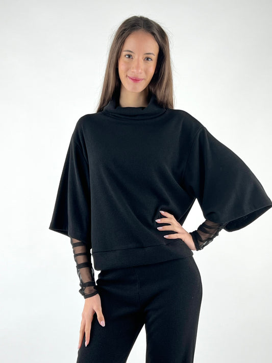 MOTEL - TUTA MANICHE TULLE