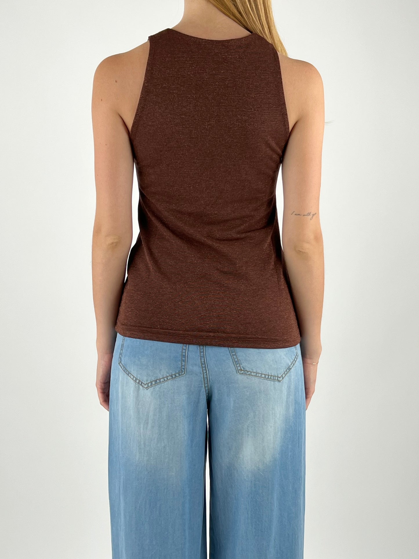 KONTATTO - CANOTTA AMERICANA LUREX