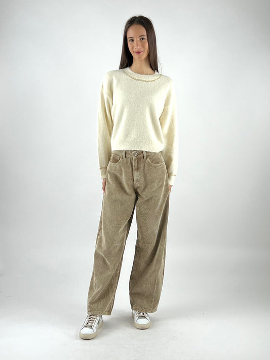 DEVA COUTURE PARIS - MAGLIA GIROCOLLO ADÈLE