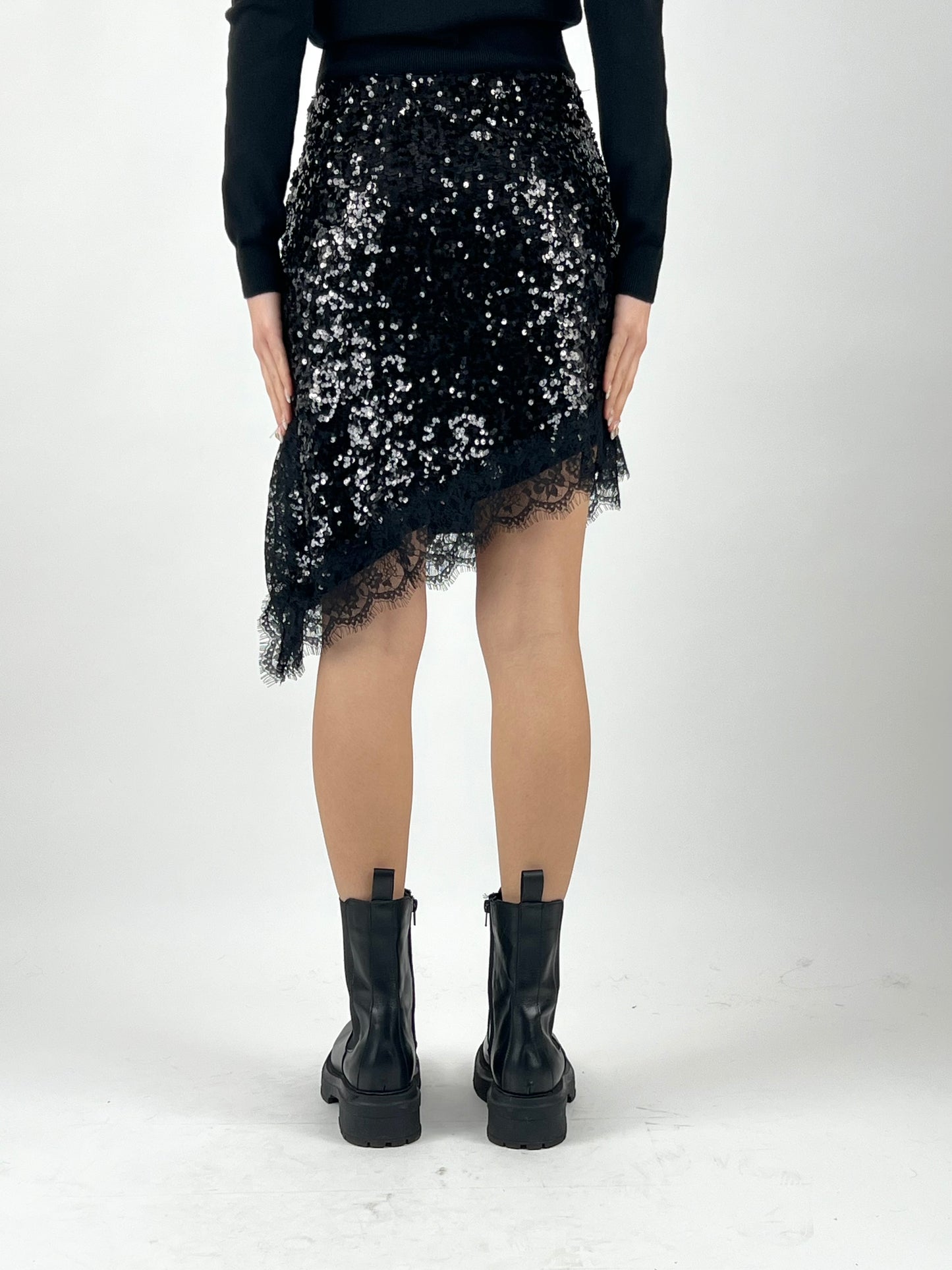 DEVA - GONNA ASIMMETRICA PAILLETTES