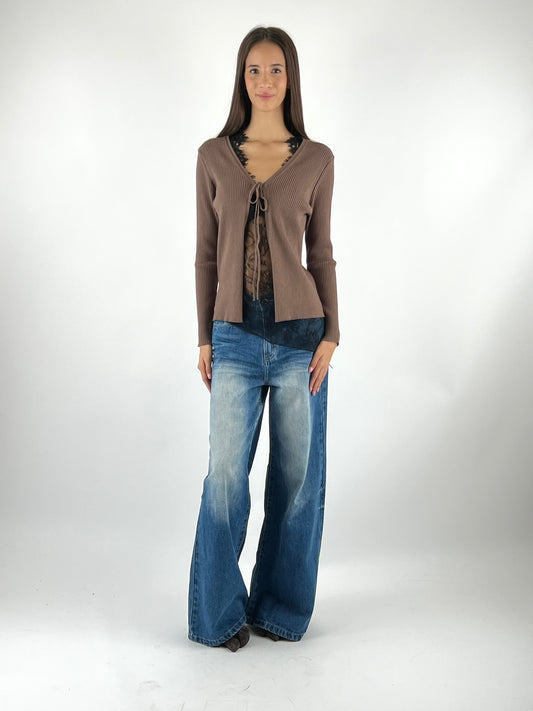 KONTATTO - CARDIGAN LACCI