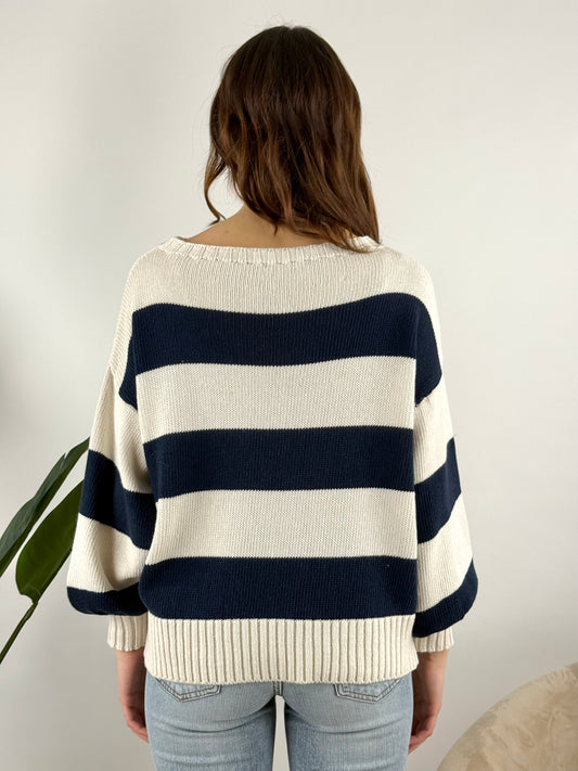 DEVA - MAGLIA BARCA RIGHE