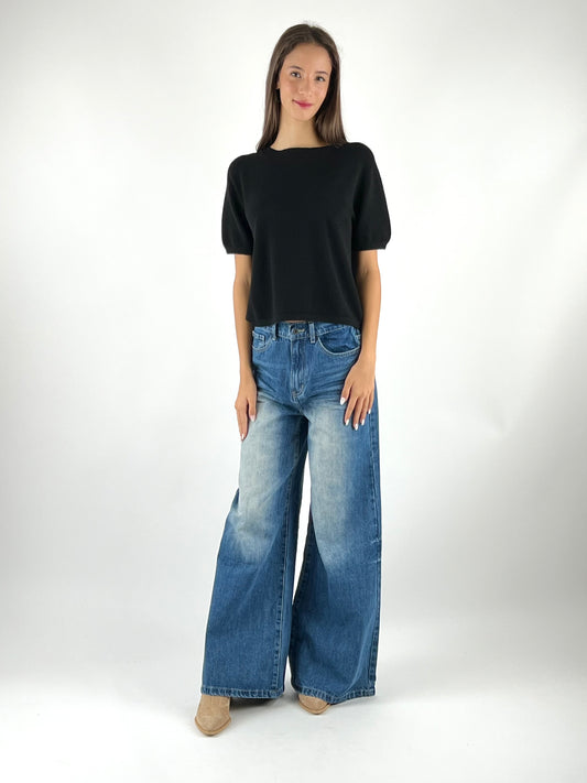 VICOLO - MAGLIA SCATOLETTA MANICA CORTA