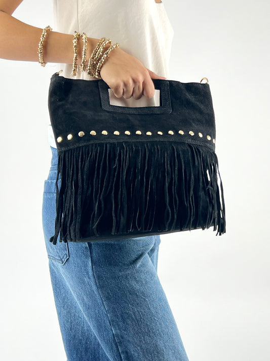 DEVA - BORSA BORCHIE E FRANGE