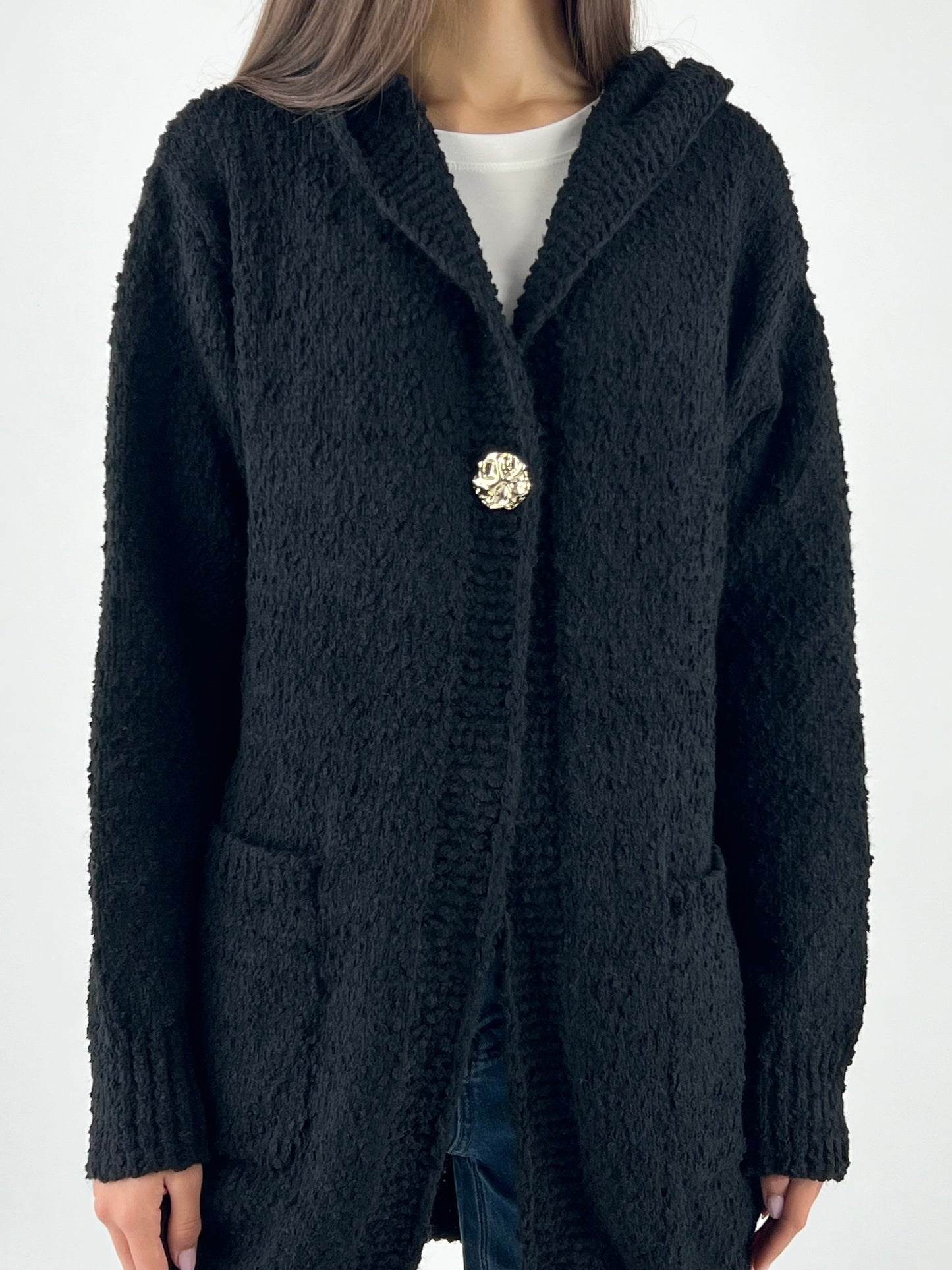 DEVA COUTURE PARIS - MAXI CARDIGAN CINIGLIA
