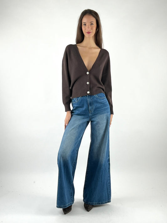 VICOLO - CARDIGAN BOTTONI GIOIELLO