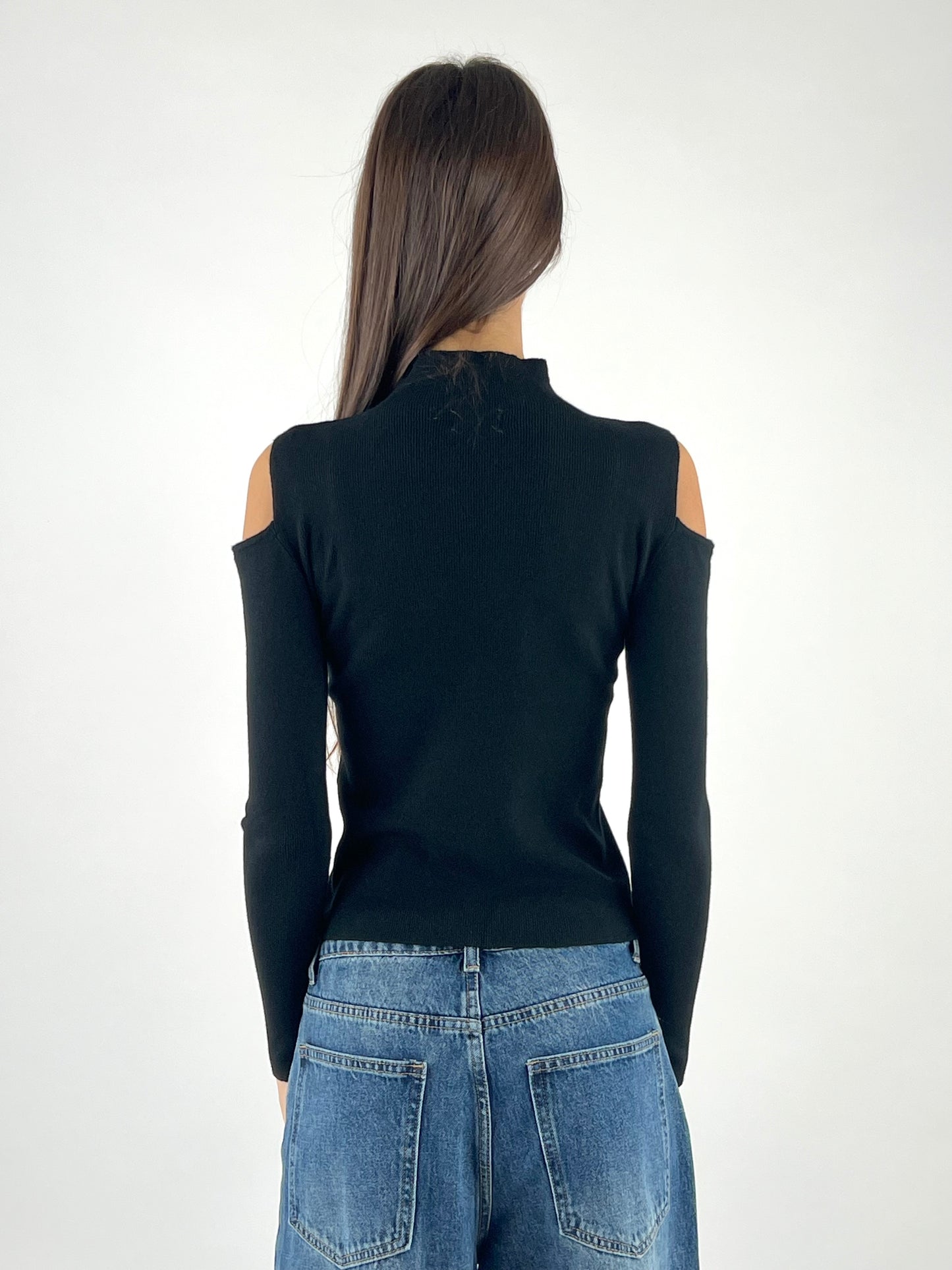 SUSY MIX - MAGLIA LUPETTO CUT OUT