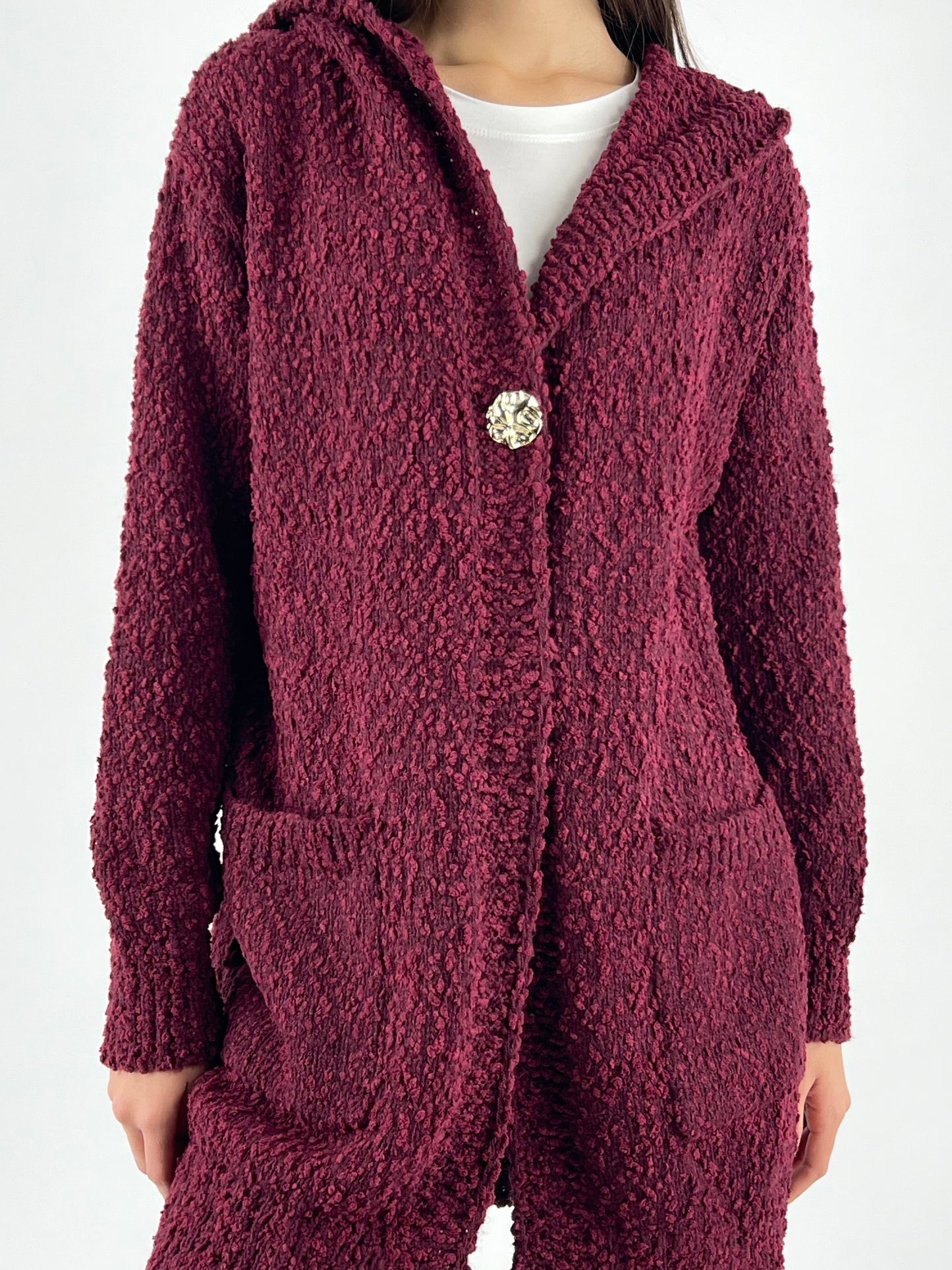 DEVA COUTURE PARIS - MAXI CARDIGAN CINIGLIA