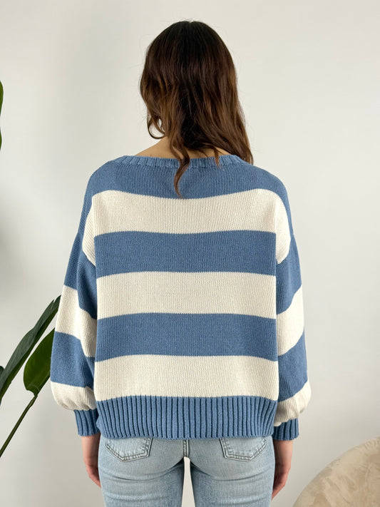 DEVA - MAGLIA BARCA RIGHE