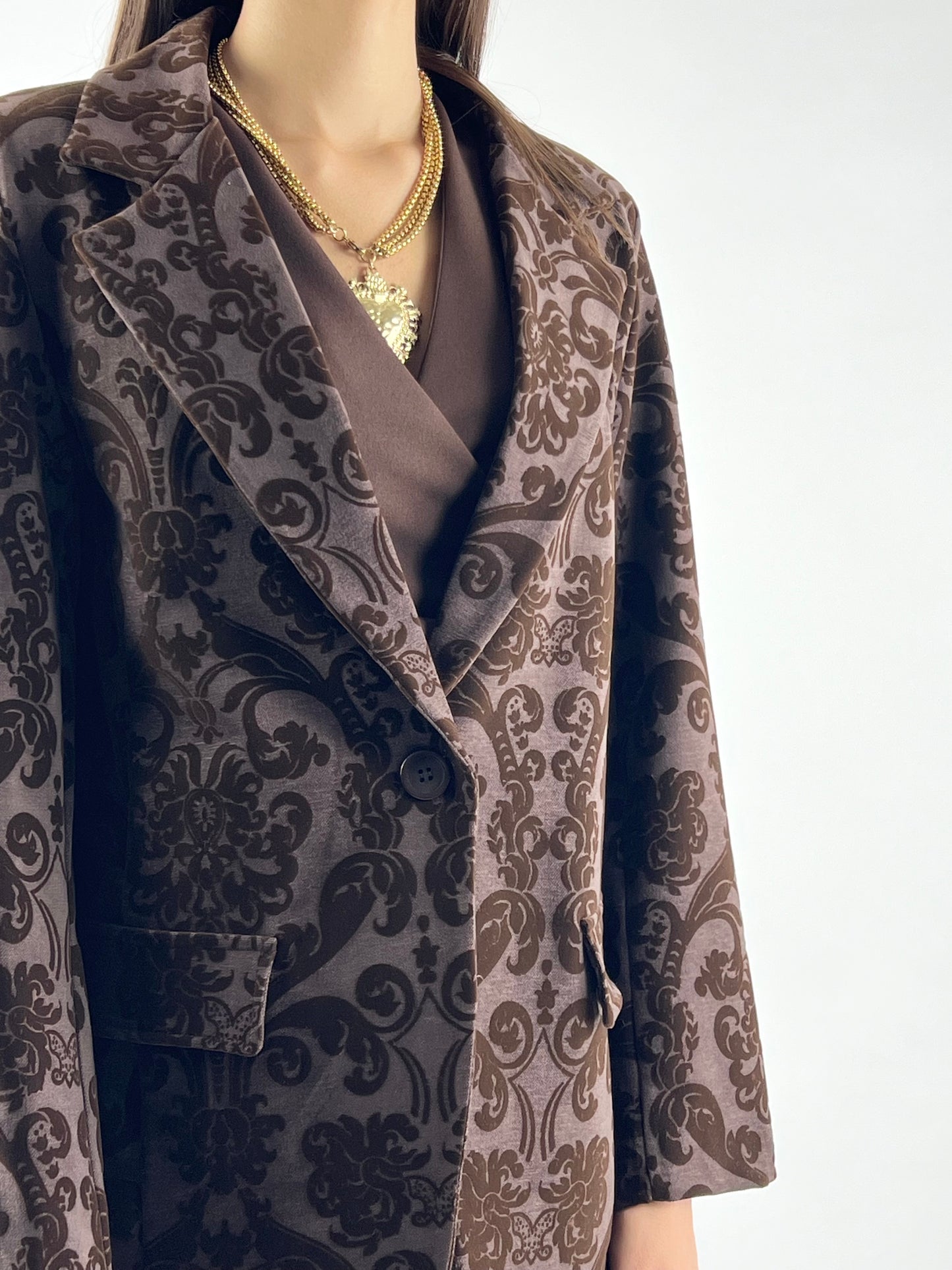DEVA COUTURE PARIS - GIACCA DAMASCATA