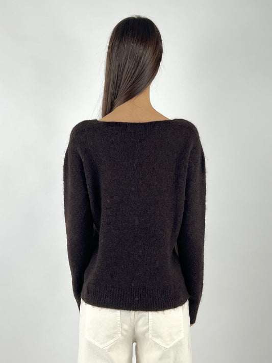 KONTATTO - MAGLIA SOFT YARN SCOLLO V