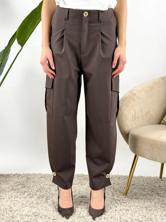SUSY MIX - PANTALONE CARGO BOTTONI