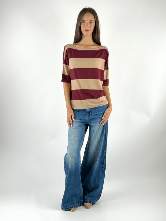 KONTATTO - MAGLIA BARCA RIGHE