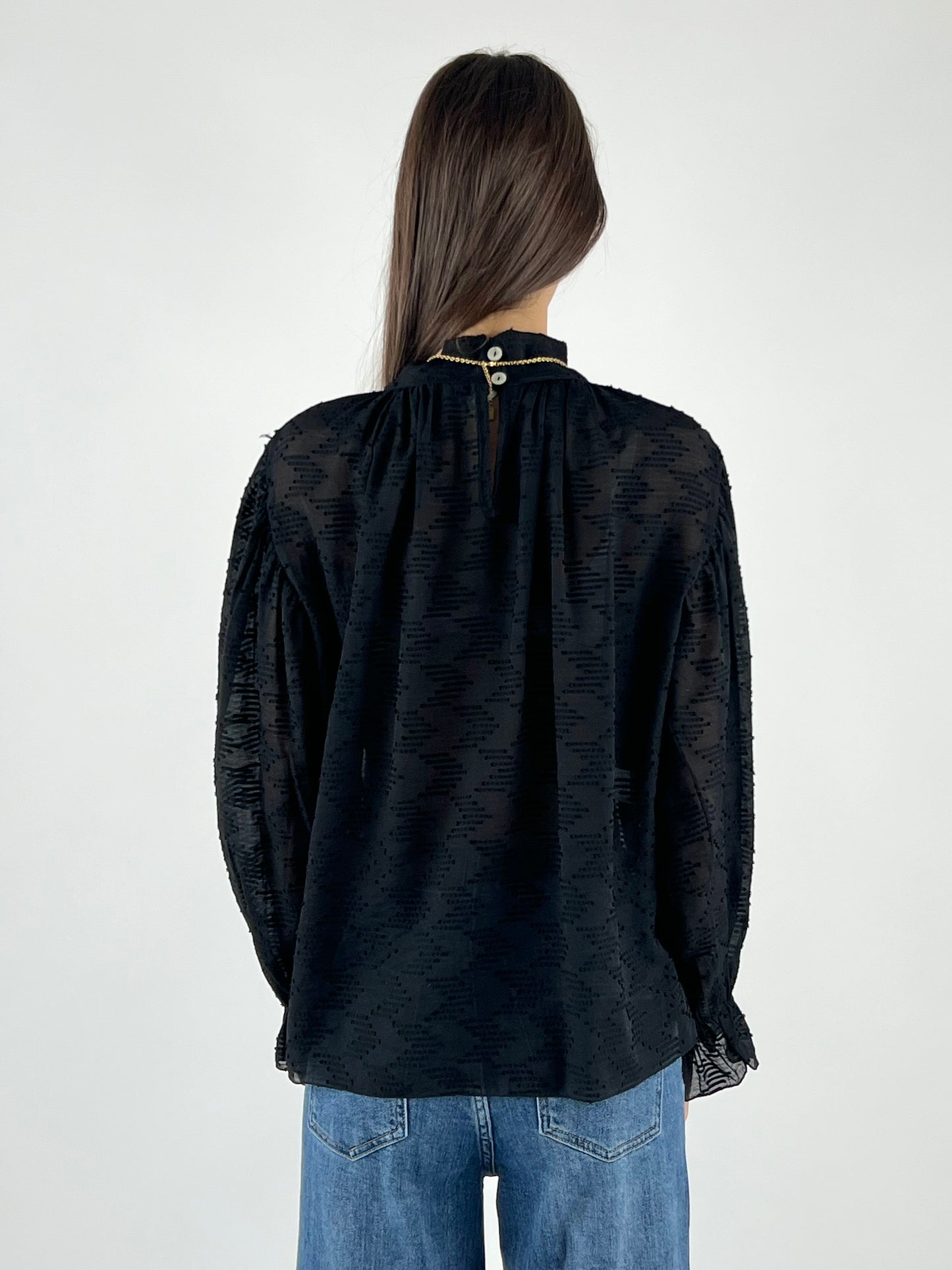 DEVA COUTURE PARIS - CAMICIA COLLO CRATERE