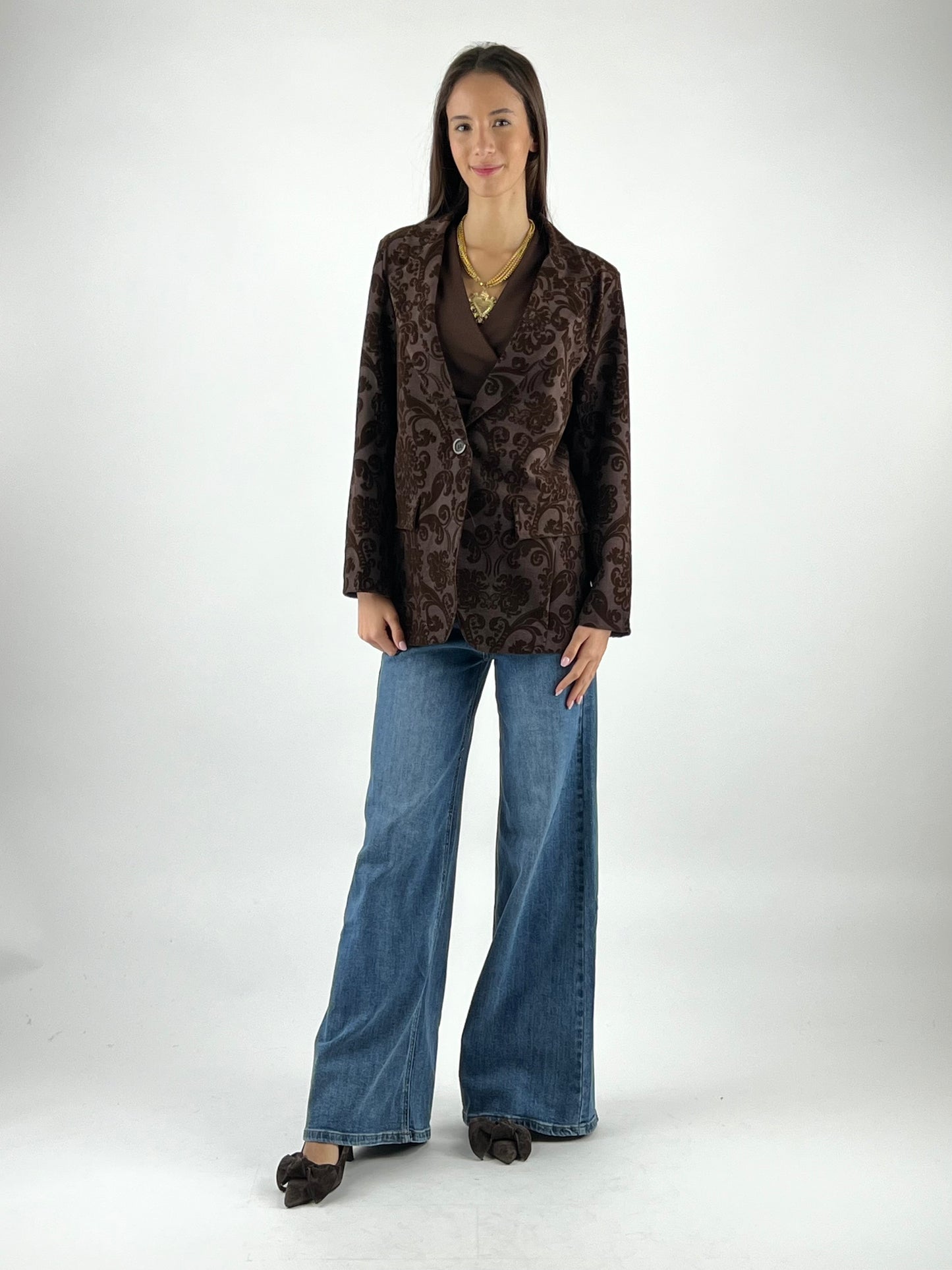 DEVA COUTURE PARIS - GIACCA DAMASCATA