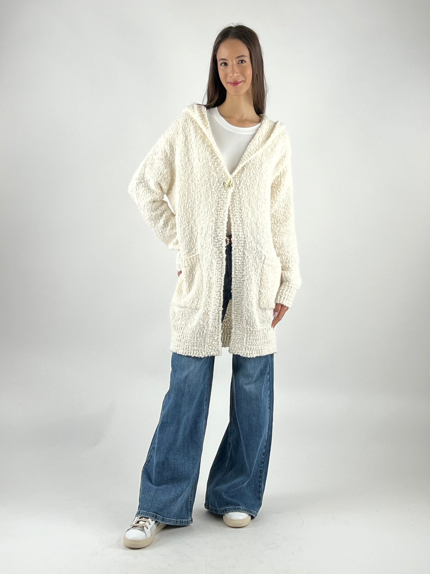 DEVA COUTURE PARIS - MAXI CARDIGAN CINIGLIA