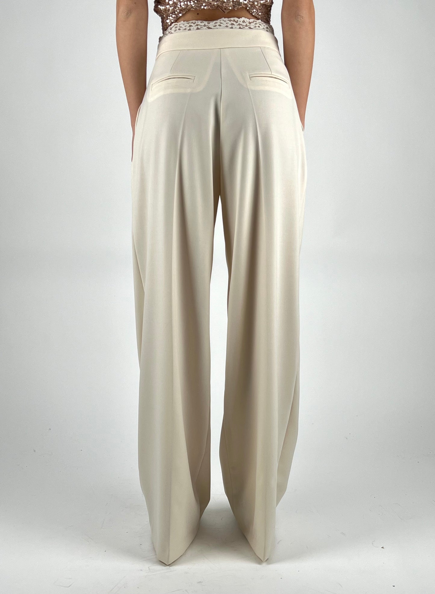 KONTATTO - PANTALONE PALAZZO PIZZO