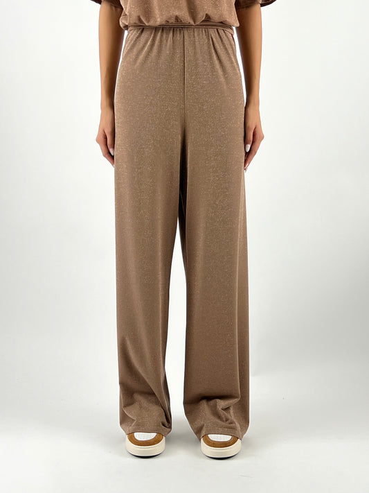 KONTATTO - PANTALONE PALAZZO LUREX