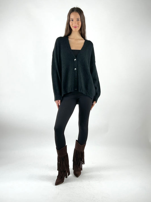 KONTATTO - CARDIGAN LUNGO MOHAIR