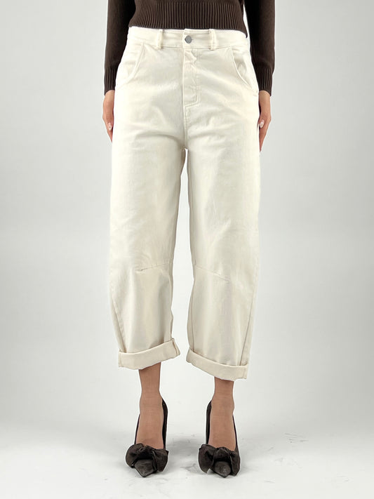 MOTEL - PANTALONE BARREL FUSTAGNO