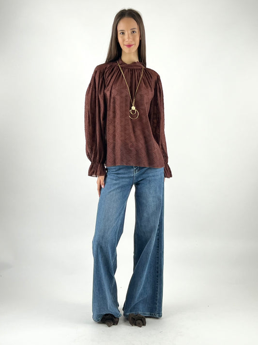 DEVA COUTURE PARIS - CAMICIA COLLO CRATERE