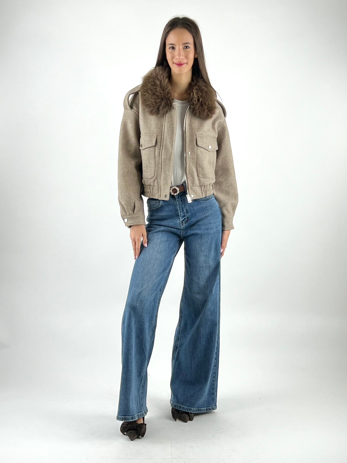 DEVA COUTURE PARIS - BOMBERINO FOURRURE