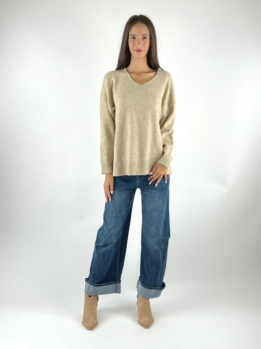 SUSY MIX - MAGLIA LUREX PAILLETTES