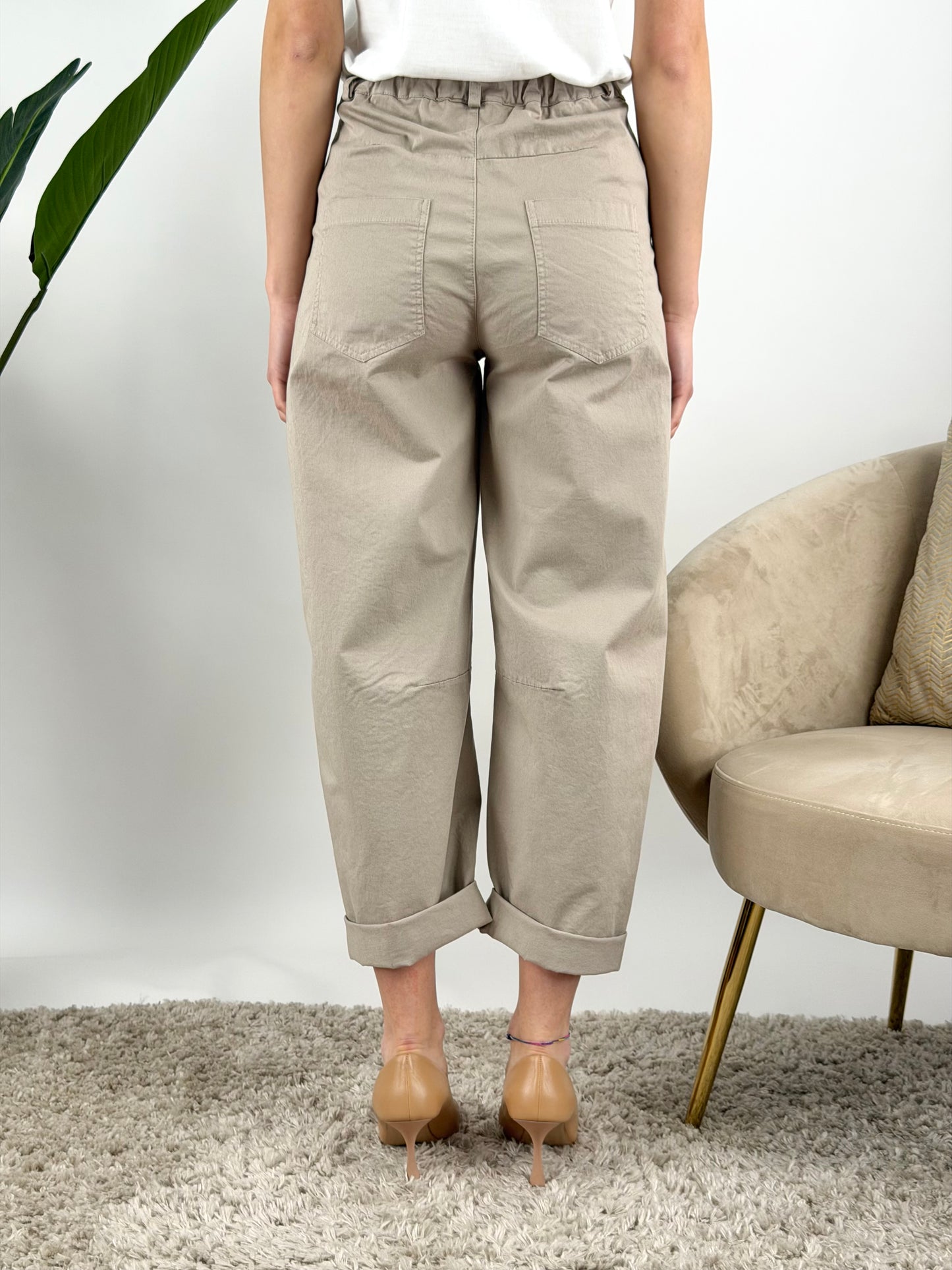 MOTEL - PANTALONE BARREL COTONE
