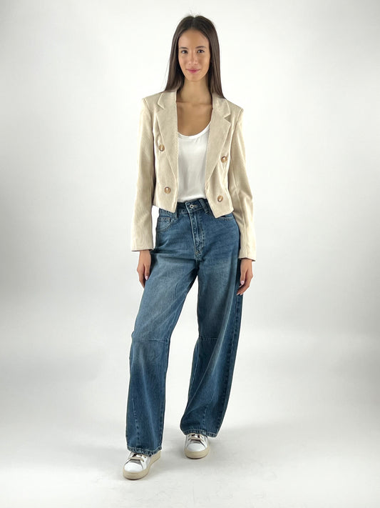 DEVA - GIACCA CORTA VELLUTTO