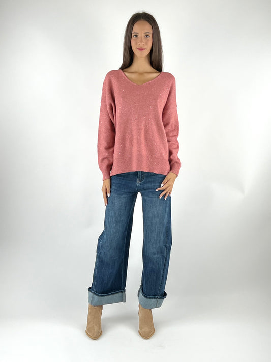 SUSY MIX - MAGLIA LUREX PAILLETTES