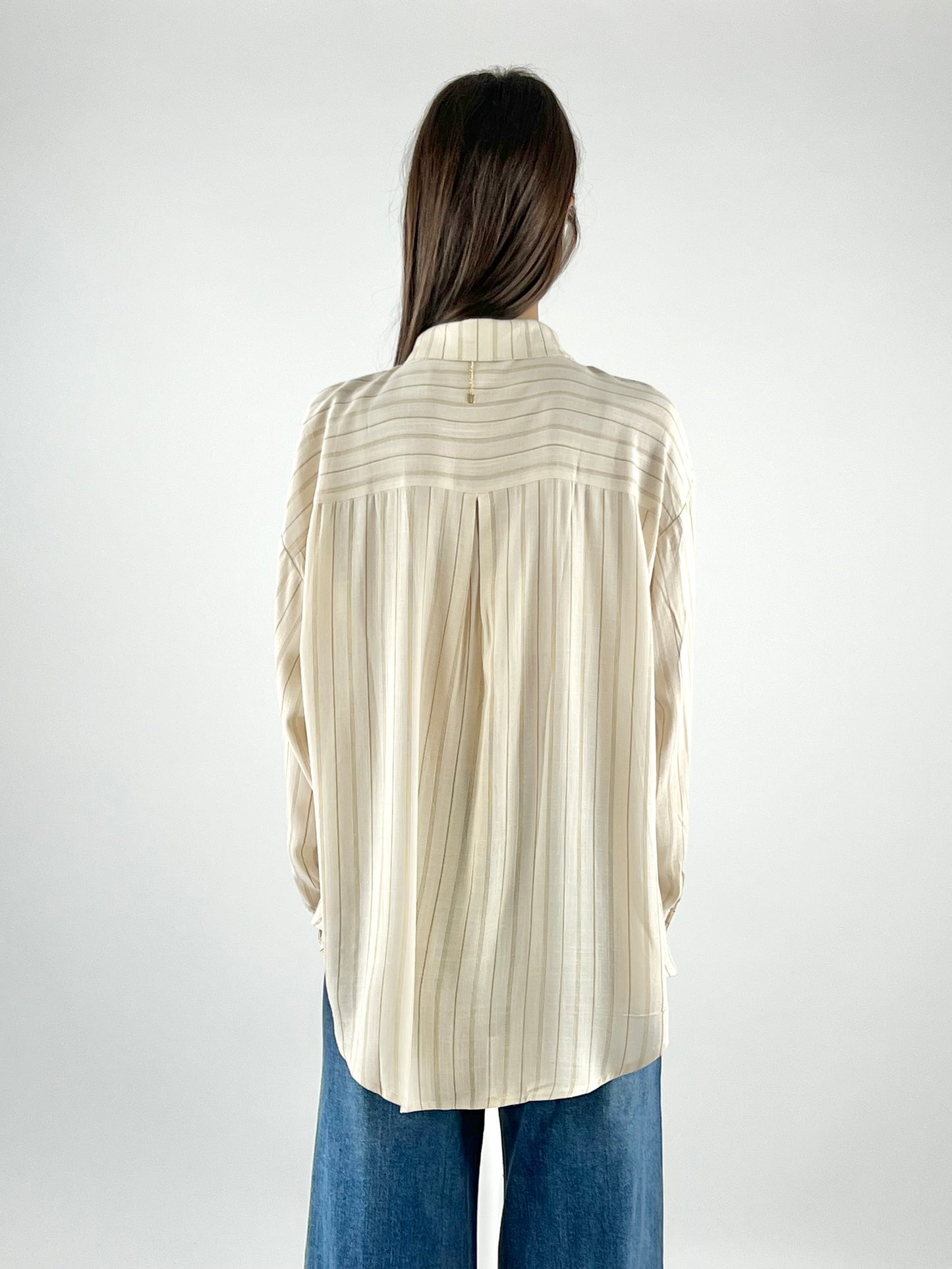 DEVA COUTURE PARIS - CAMICIA RIGHE