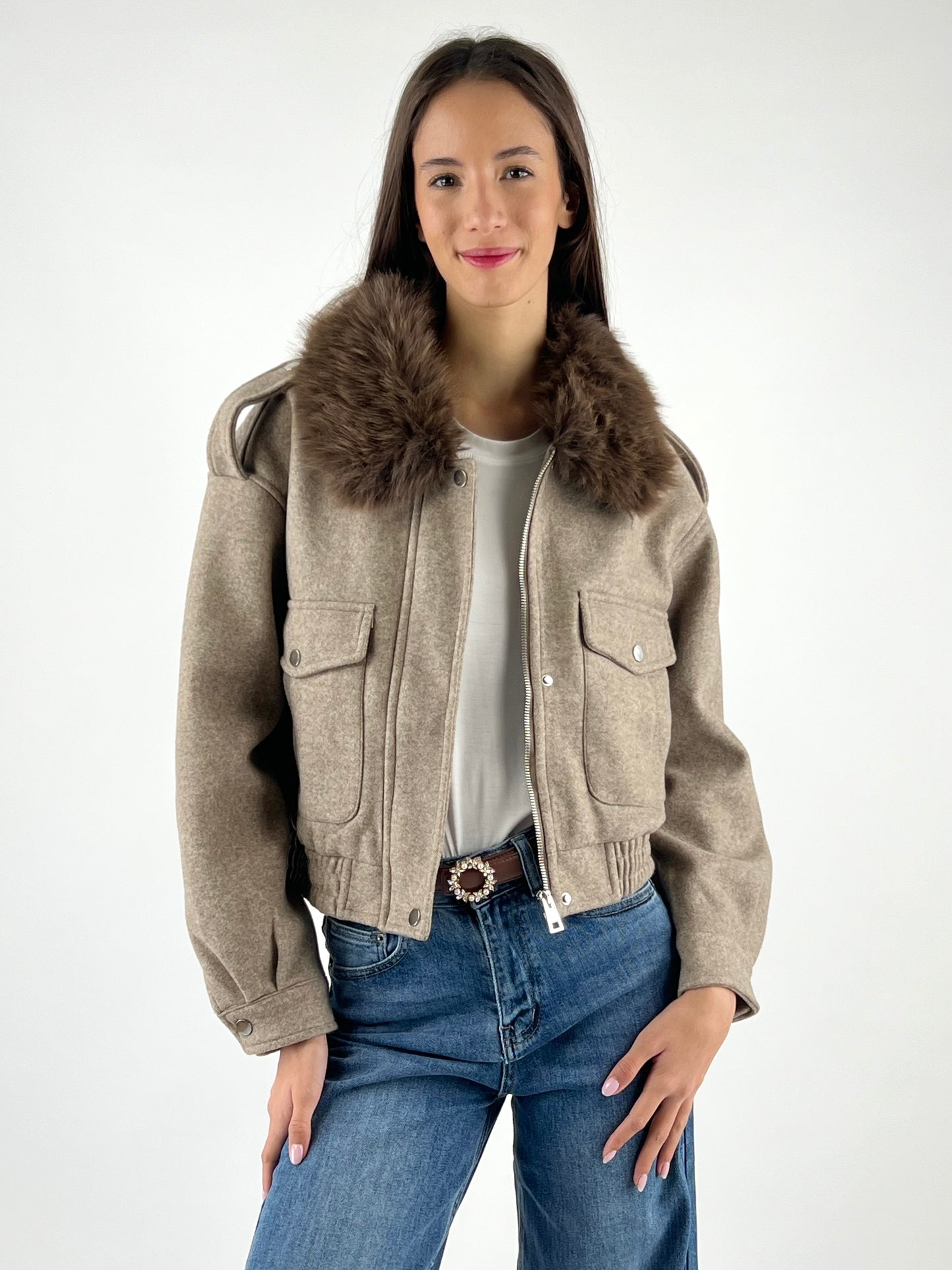 DEVA COUTURE PARIS - BOMBERINO FOURRURE
