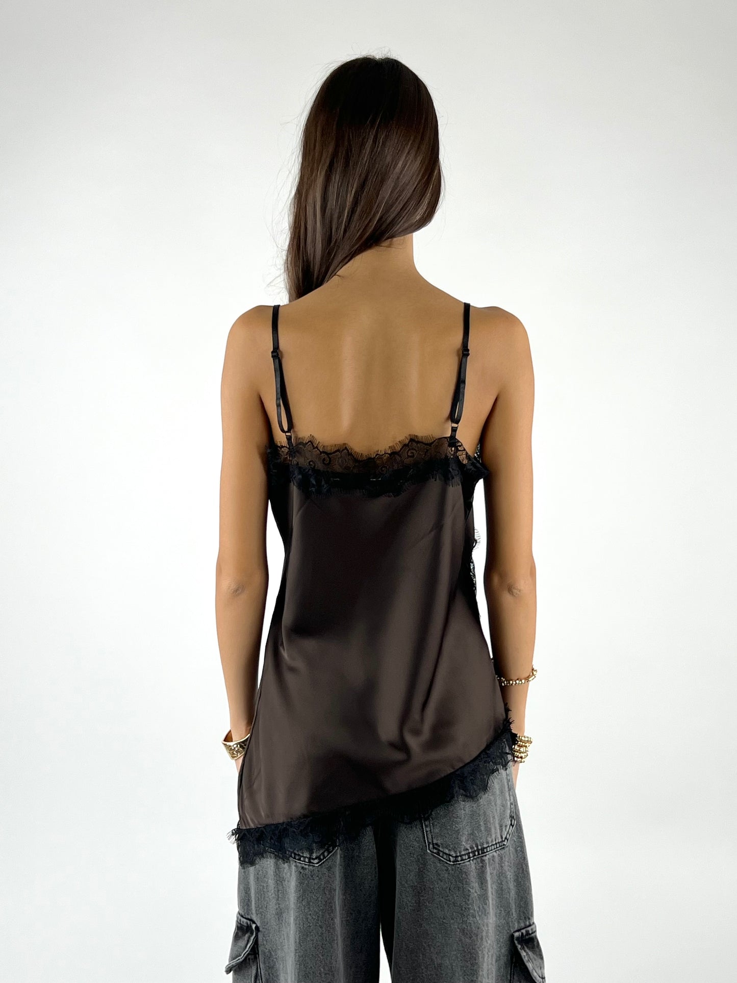 DEVA - TOP ASIMMETRICO PIZZO