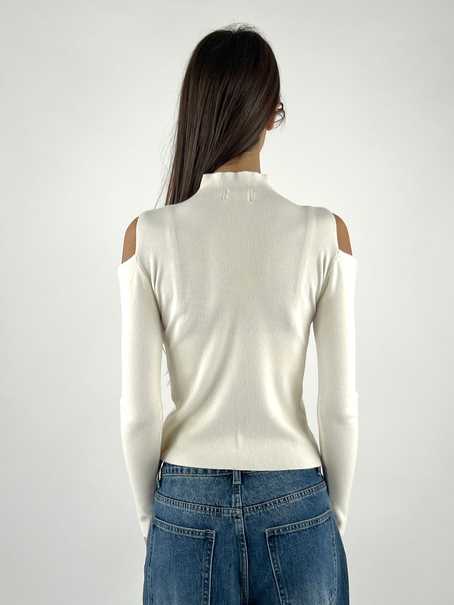 SUSY MIX - MAGLIA LUPETTO CUT OUT