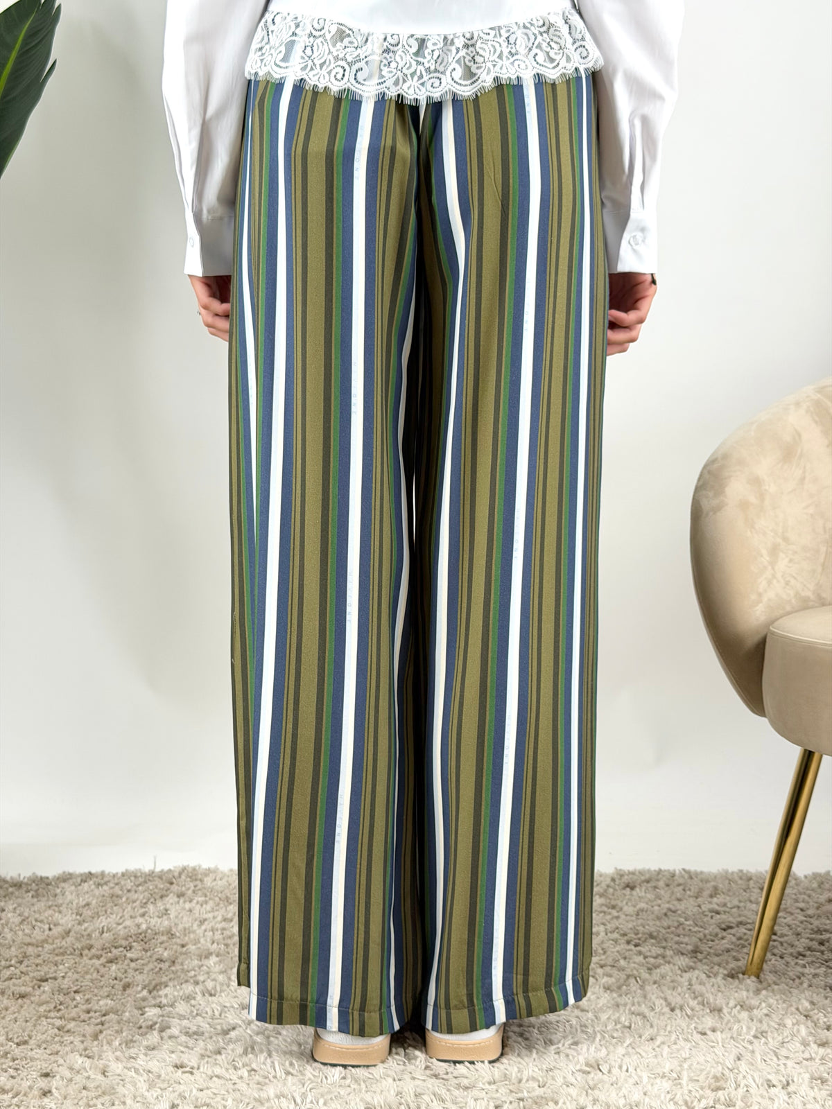 HAVEONE - PANTALONE NOMAD RIGHE