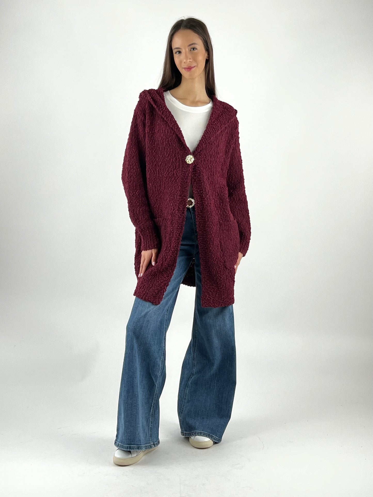 DEVA COUTURE PARIS - MAXI CARDIGAN CINIGLIA
