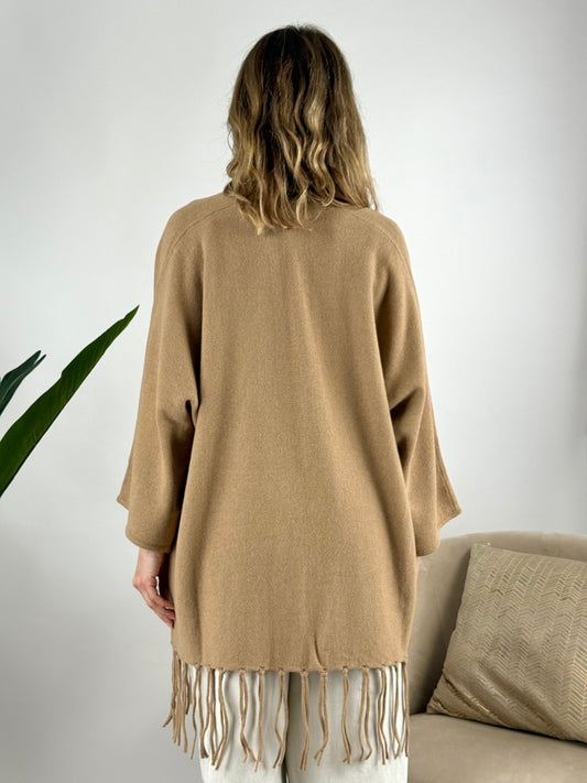KONTATTO - CARDIGAN FRANGE
