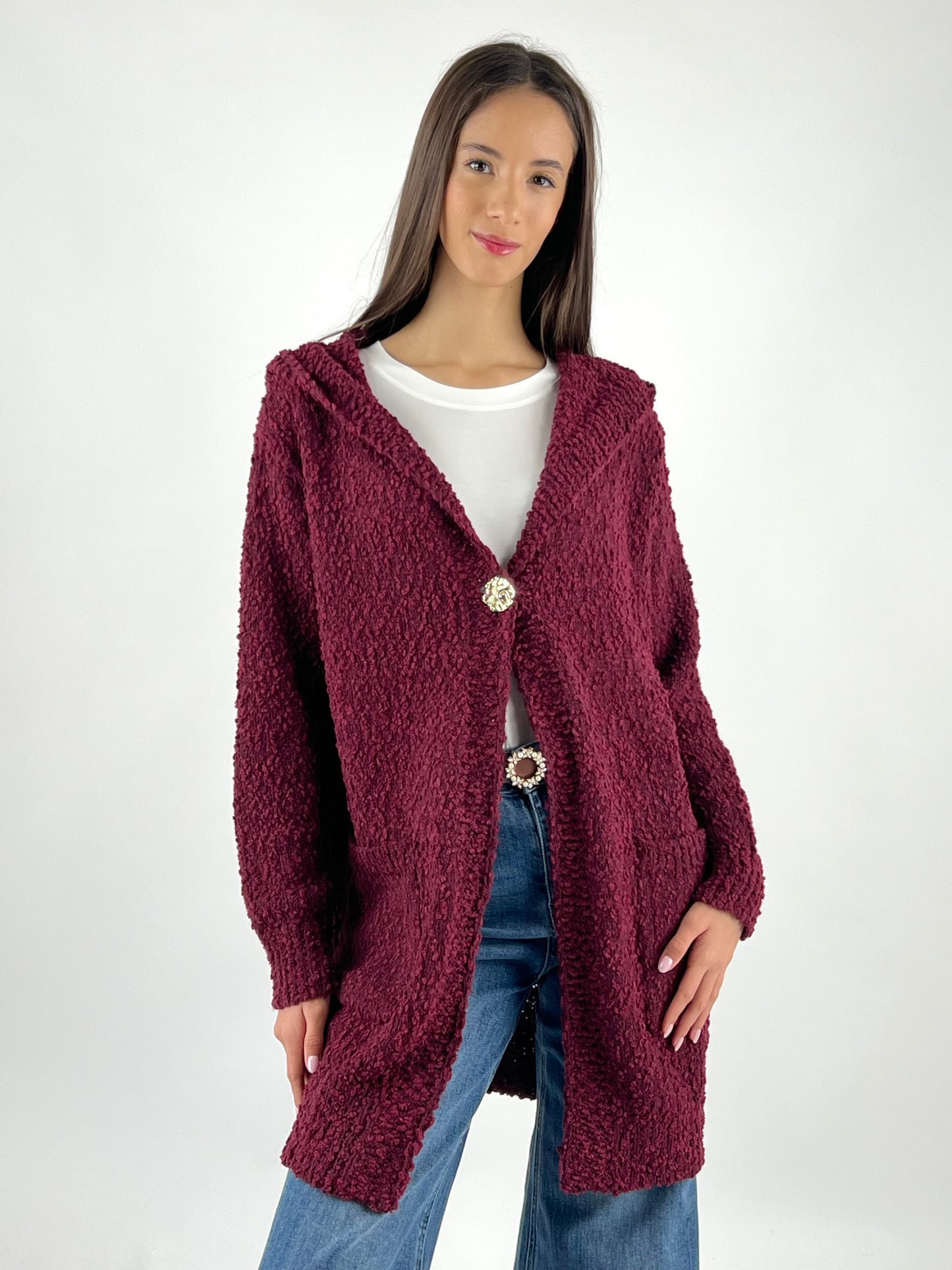 DEVA COUTURE PARIS - MAXI CARDIGAN CINIGLIA