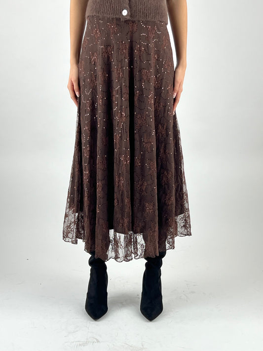 DEVA - GONNA MICRO PAILLETTES TULLE