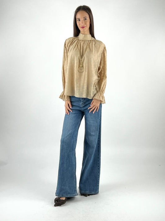 DEVA COUTURE PARIS - CAMICIA COLLO CRATERE