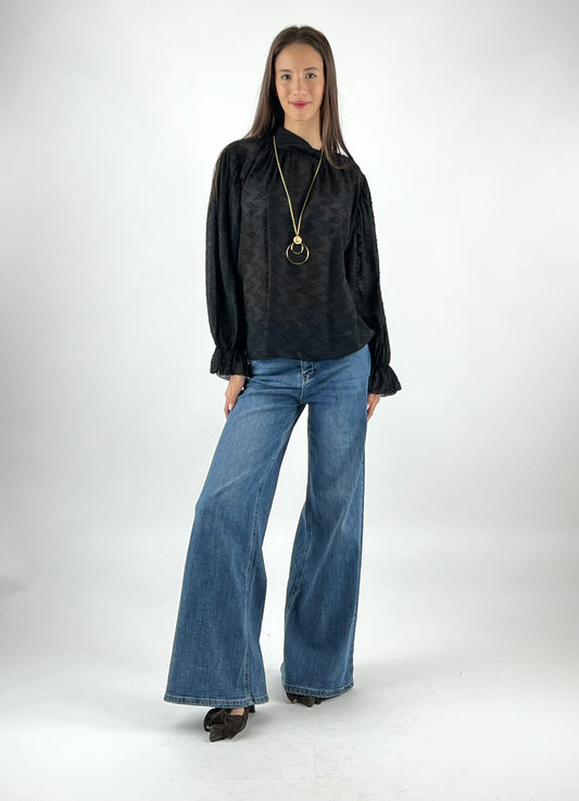 DEVA COUTURE PARIS - CAMICIA COLLO CRATERE