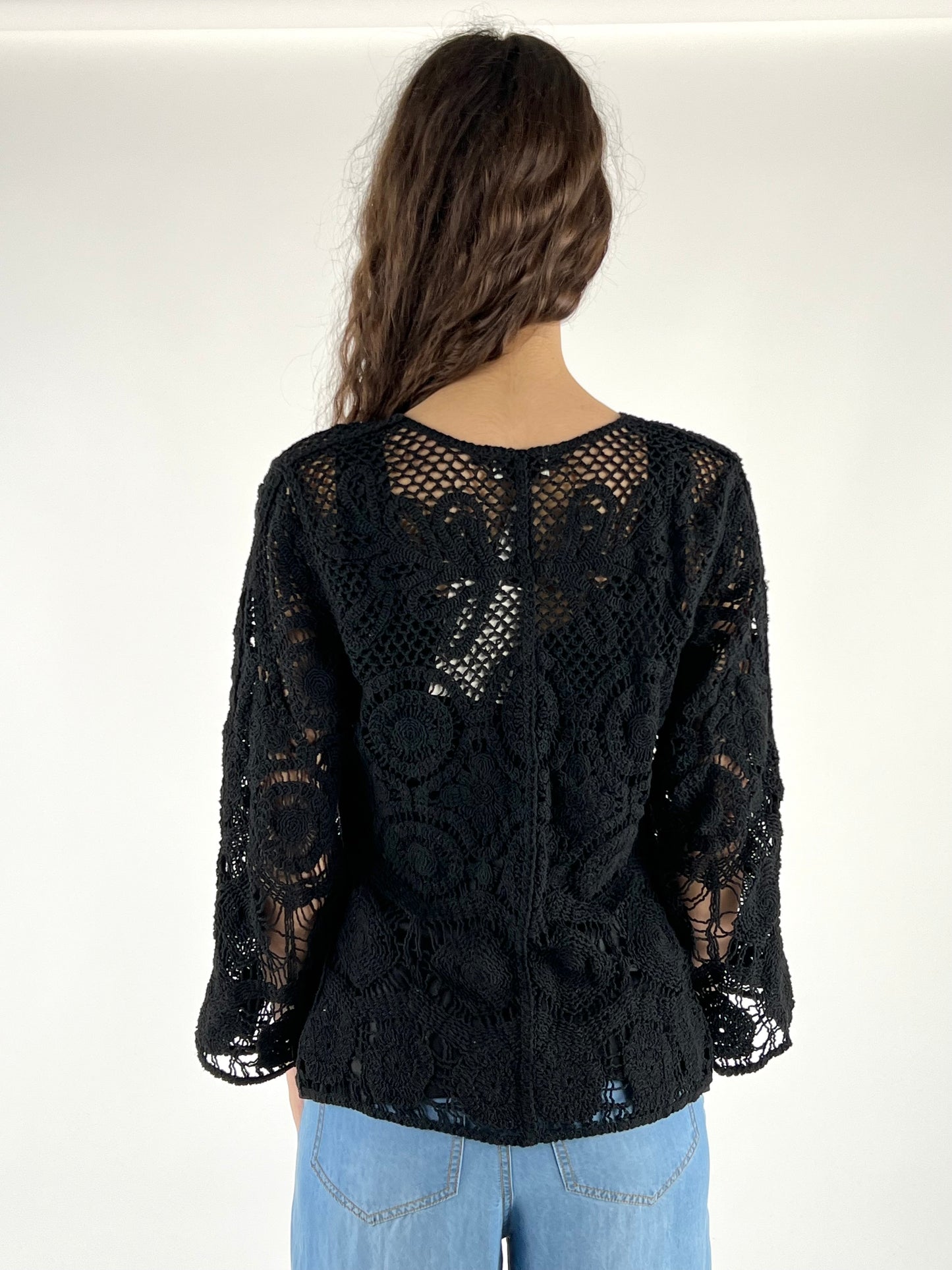 SUSY MIX - CARDIGAN CROCHET LACCIO