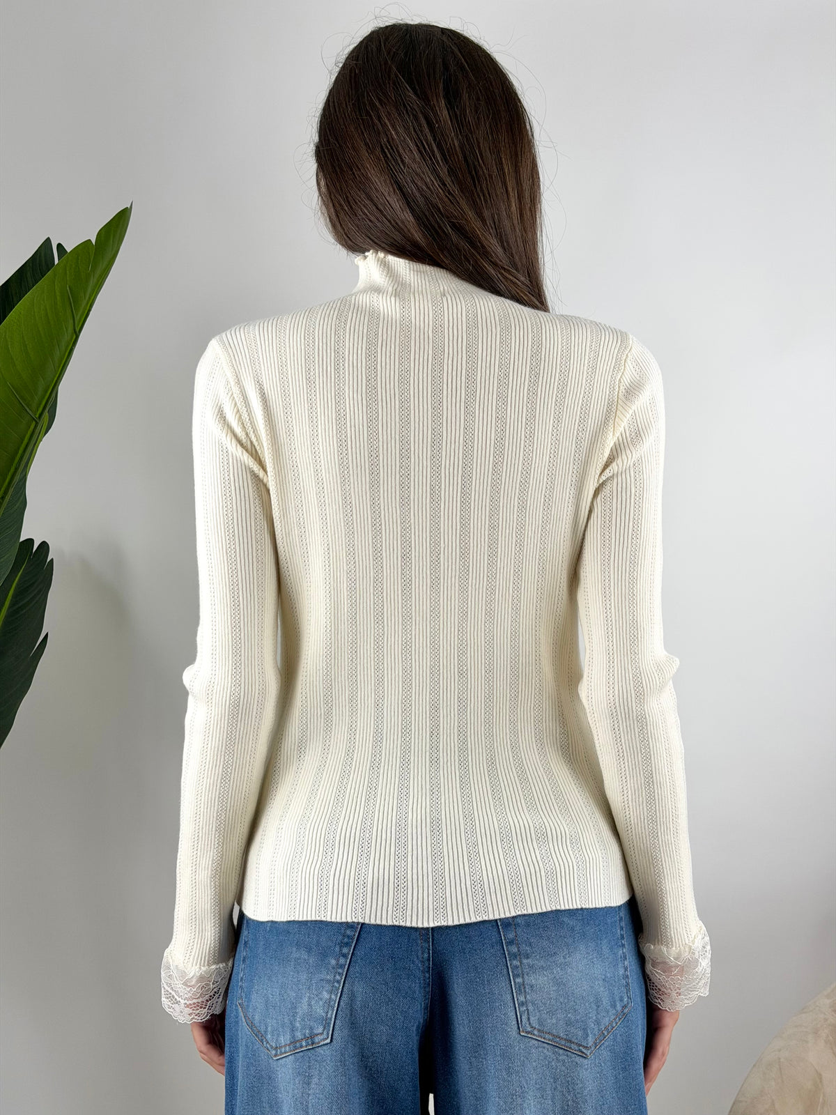 DEVA COUTURE PARIS - LUPETTO ROUCHES E PIZZO