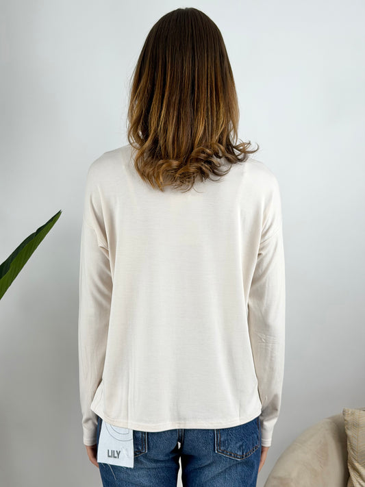 SUSY MIX - MAGLIA COLLO LUREX